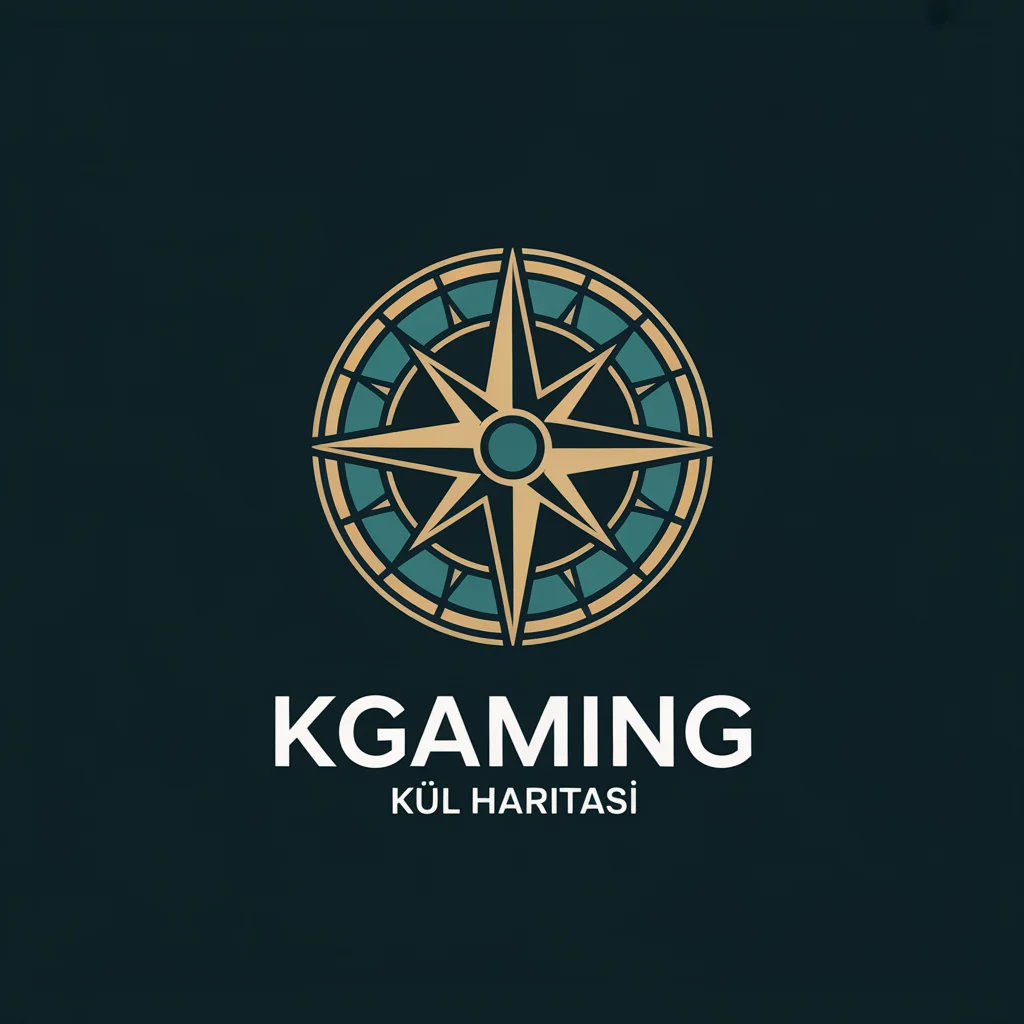 Kartograf oyunu logosu - pusula ve harita sembolü